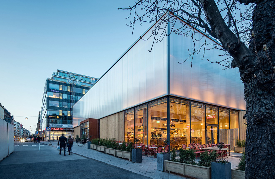 Sustainable Transformation: Östermalmshallen Padel Hall in Mölnlycke