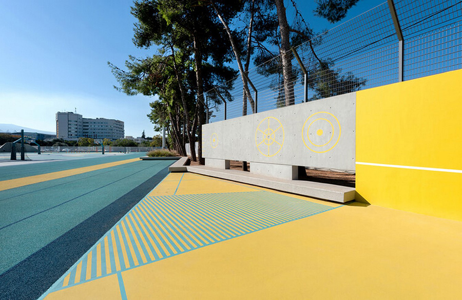 Revitalizing Spaces: German School of Athens Outdoor Sports Facilities